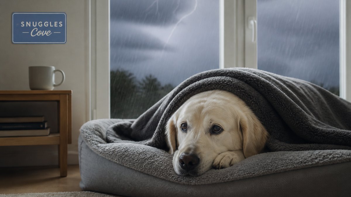 How to Calm an Anxious Dog During Thunderstorms
