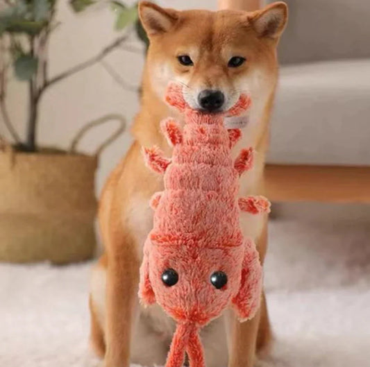 WooF - (USB) Wiggling Lobster Dog Chew Toy